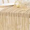 Champagne Gold Table Runner Cheesecloth Summer Boho Gauze Rustic Cheese Cloths